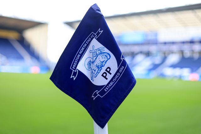 Preston North End corner flag ahead of the Sky Bet Championship match Preston North End vs Blackburn Rovers at Deepdale, Preston, United Kingdom on 05 September 2026

(Photo by Jorge Horsted/News Images)