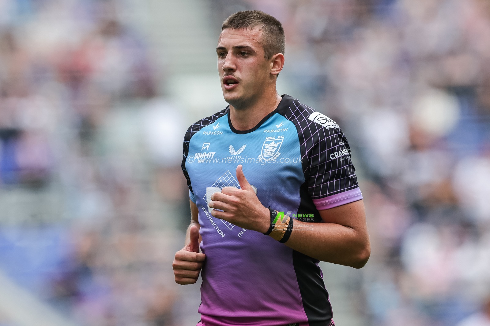 Jake Arthur of Hull F.C. during the Betfred Super League Magic Weekend match Hull KR vs Hull FC at Hill Dickinson Stadium, Liverpool, United Kingdom on 04 July 2026

(Photo by Mark Cosgrove/News Images)