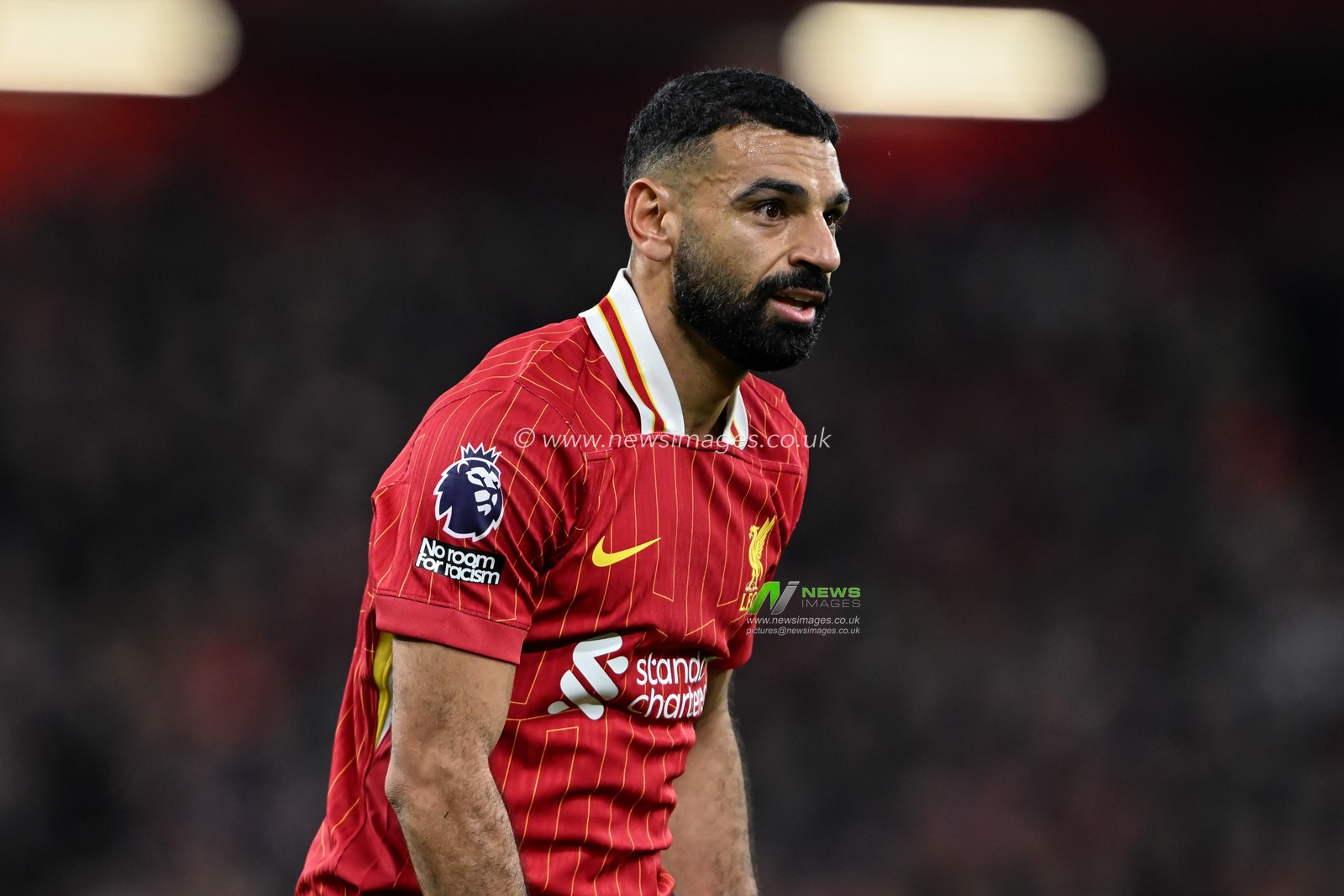 Mohamed Salah of Liverpool during the Premier League match Liverpool vs Brighton and Hove Albion at Anfield, Liverpool, United Kingdom, 2nd November 2024

(Photo by Cody Froggatt/News Images)