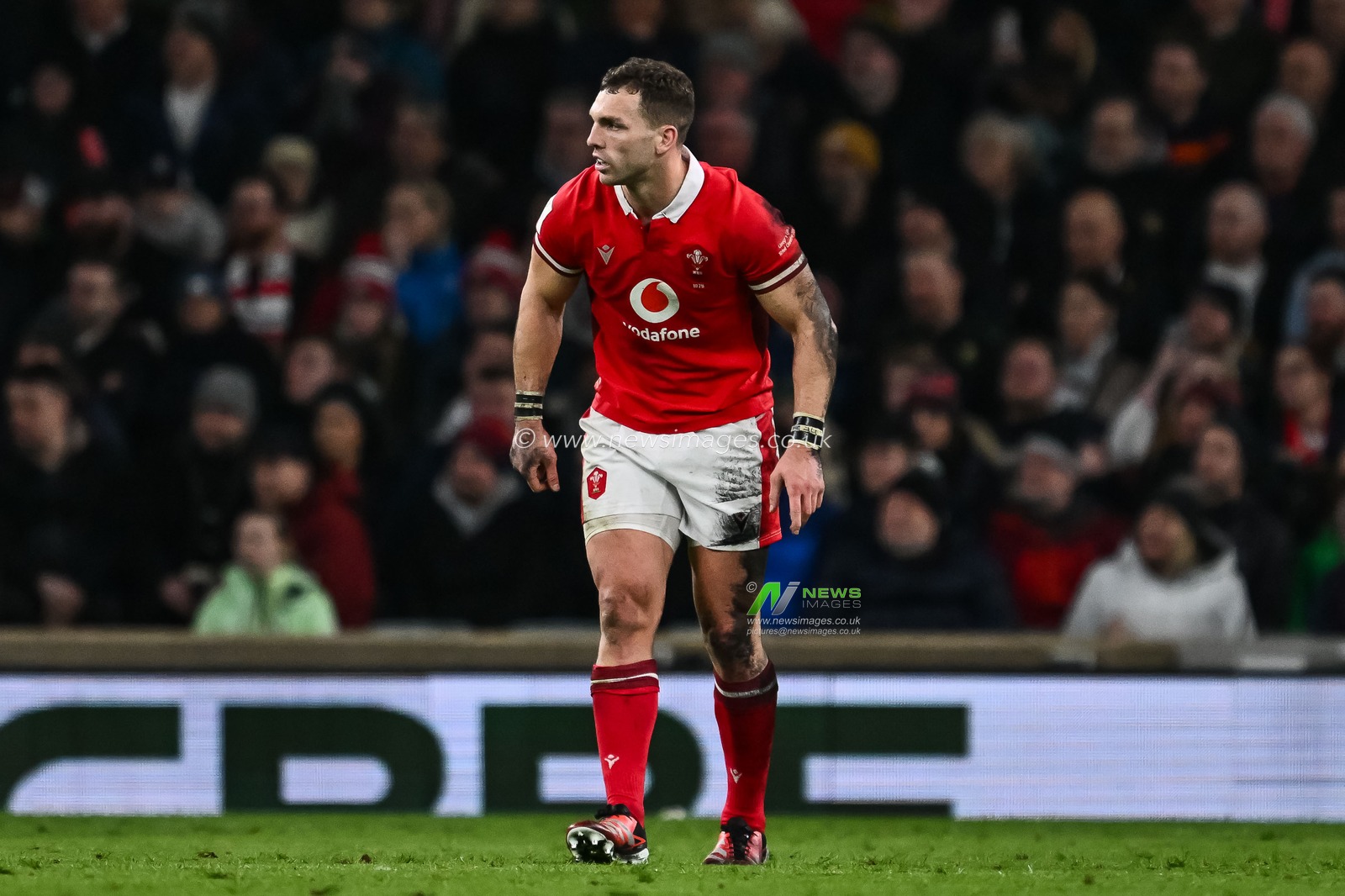 George North of Wales during the 2024 Guinness 6 Nations match England vs Wales at Twickenham Stadium, Twickenham, United Kingdom, 10th February 2024

(Photo by Craig Thomas/News Images)