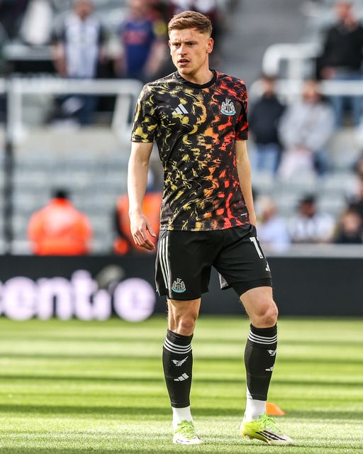 Harvey Barnes of Newcastle United in the pregame warmup session during the Premier League match Newcastle Untied vs West Ham United at St. James's Park, Newcastle, United Kingdom on 17 May 2026

(Photo by Alfie Cosgrove/News Images)