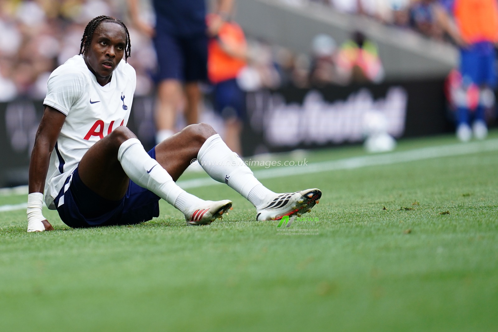 Mathys Tel of Tottenham Hotspur during the pre-season friendly match Tottenham Hotspur vs Hoffenheim at Tottenham Hotspur Stadium, London, United Kingdom on 15 August 2026

(Photo by Harvey Murphy/News Images)