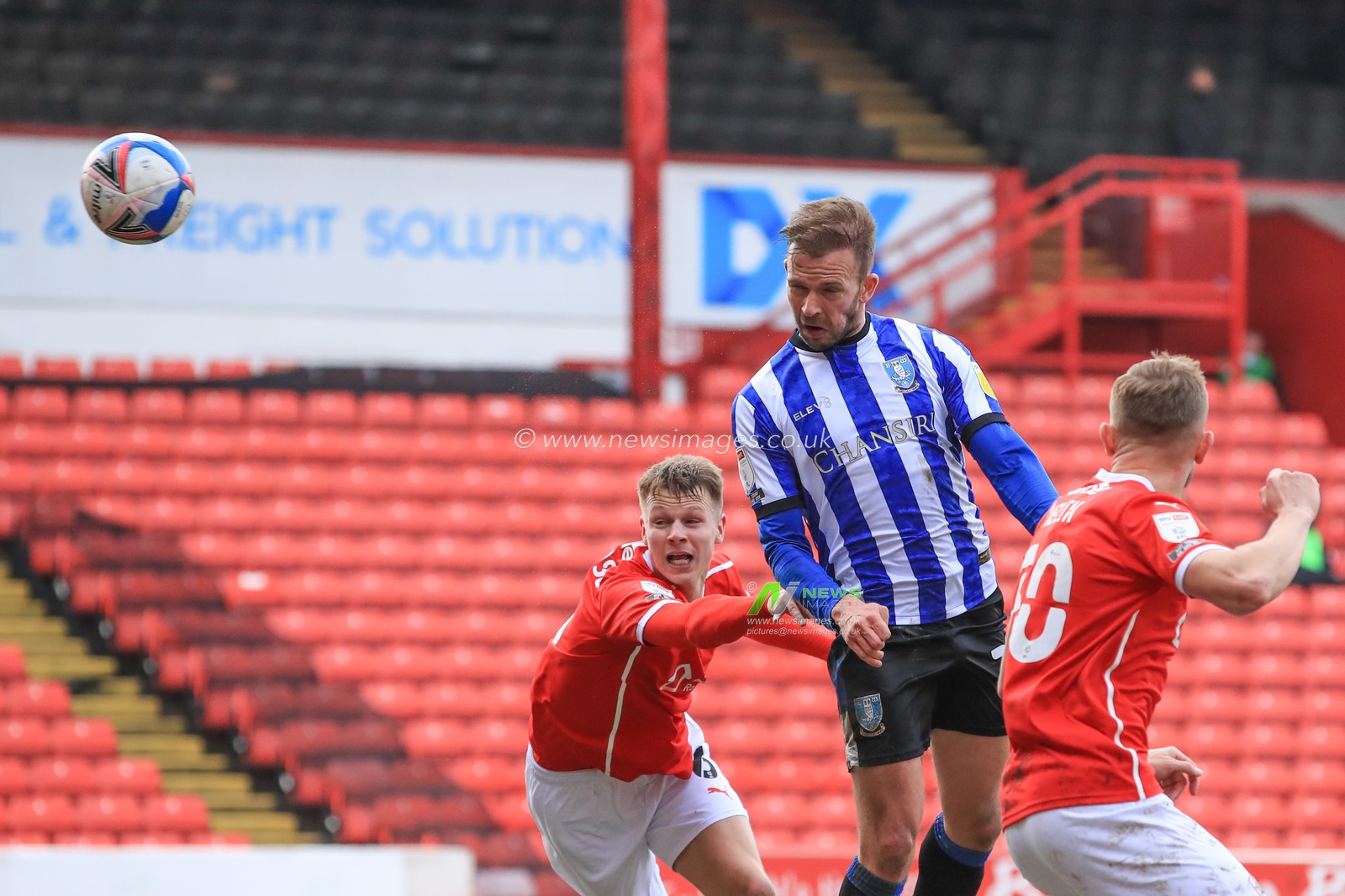 Jordan Rhodes #20 of Sheffield Wednesday scores to make it 0-1