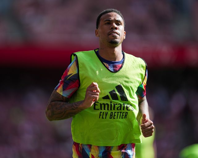Gabriel of Arsenal ahead of the Pre-season friendly match Arsenal vs Athletic Bilbao at Emirates Stadium, London, United Kingdom, 9th August 2025

(Photo by Harvey Murphy/News Images)