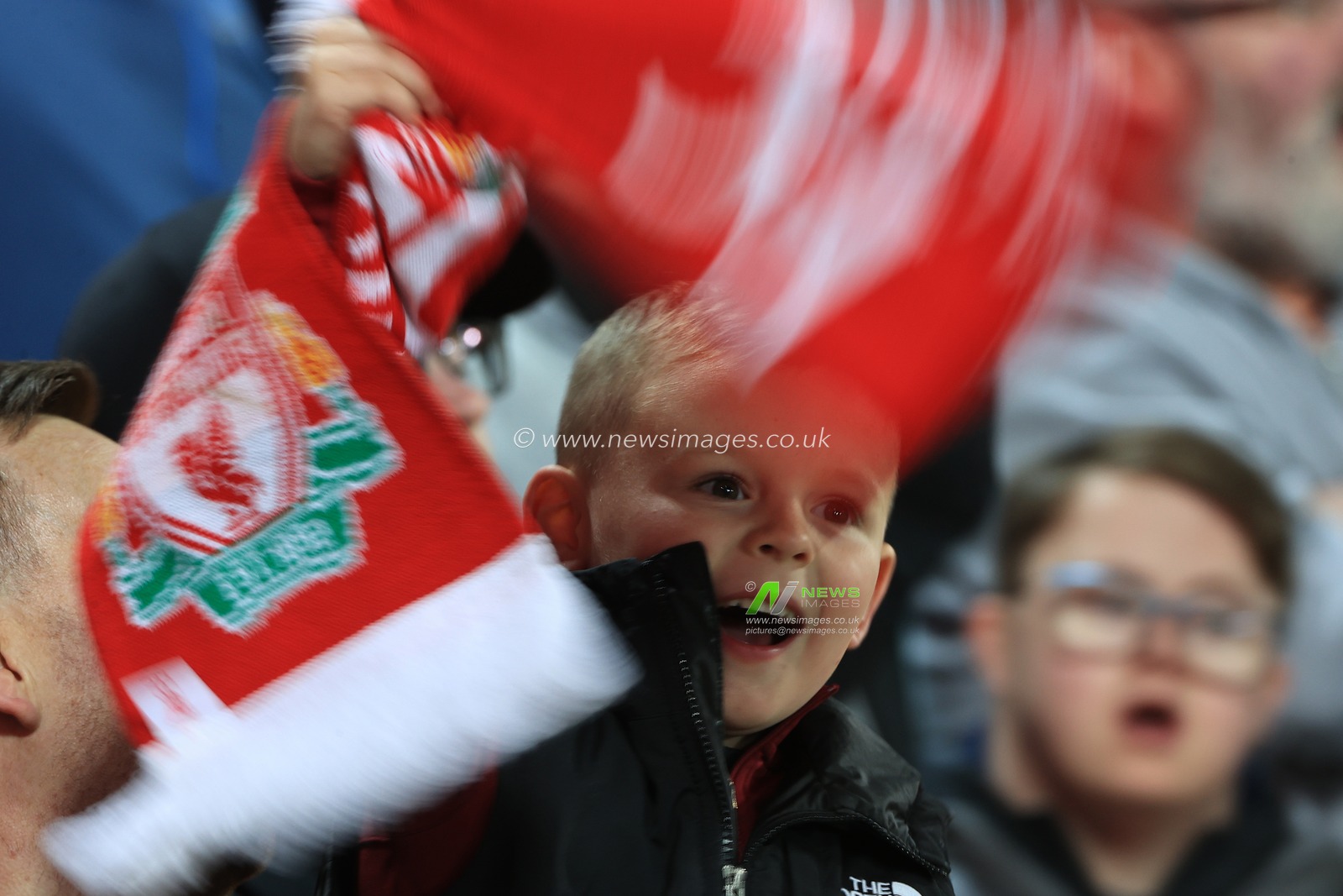 Liverpool fan enjoying the game