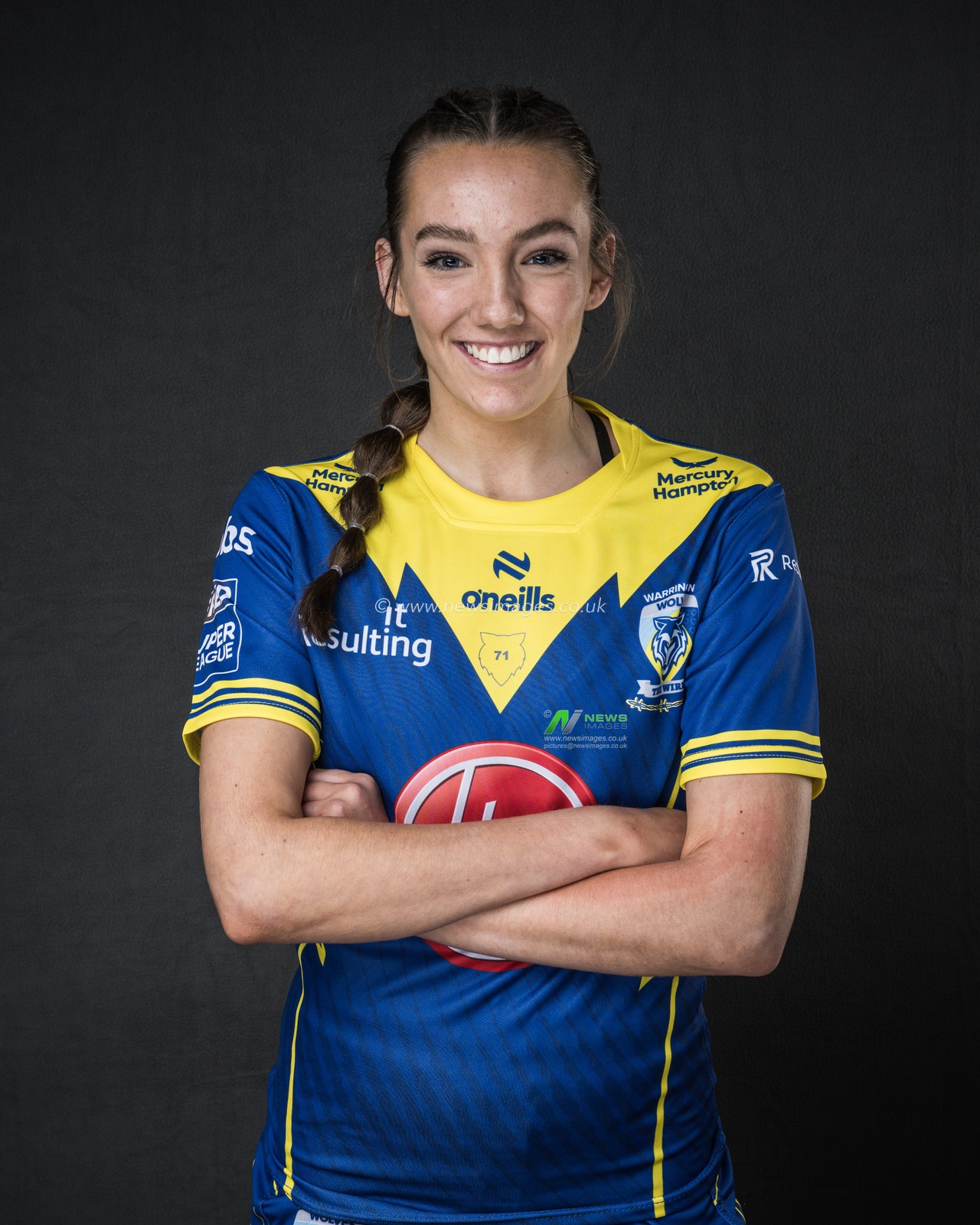 Warrington Wolves Women Headshots at Halliwell Jones Stadium, Warrington, United Kingdom, 5th March 2024

(Photo by Craig Thomas/News Images)