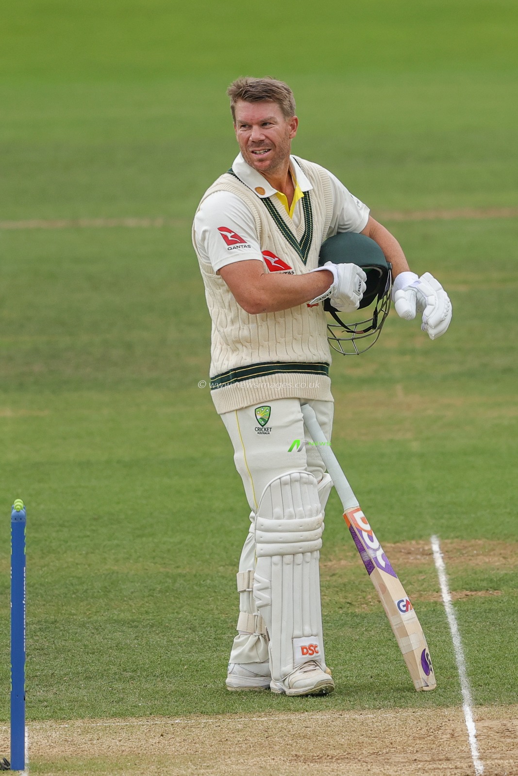 David Warner of Australia during the LV= Insurance Ashes Test Series Second Test Day 3 England v Australia at Lords, London, United Kingdom, 30th June 2023

(Photo by Mark Cosgrove/News Images)