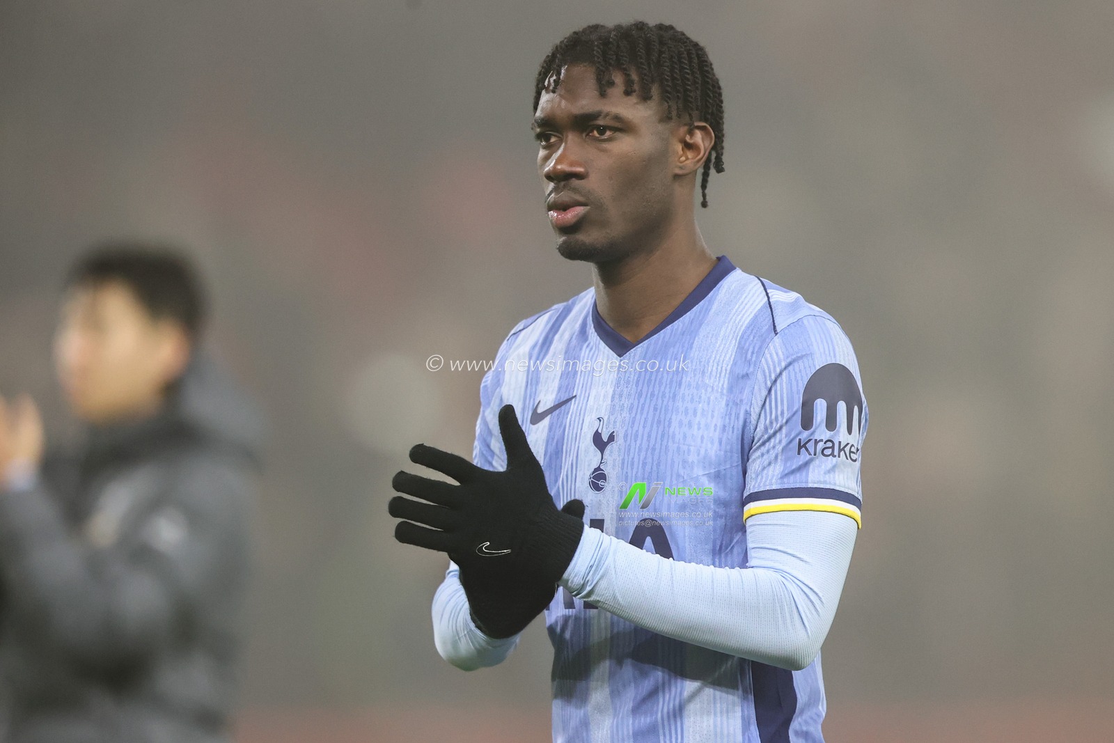 Yves Bissouma of Tottenham Hotspur applauds the travelling fans during the Premier League match Nottingham Forest vs Tottenham Hotspur at City Ground, Nottingham, United Kingdom, 26th December 2024

(Photo by Alfie Cosgrove/News Images)