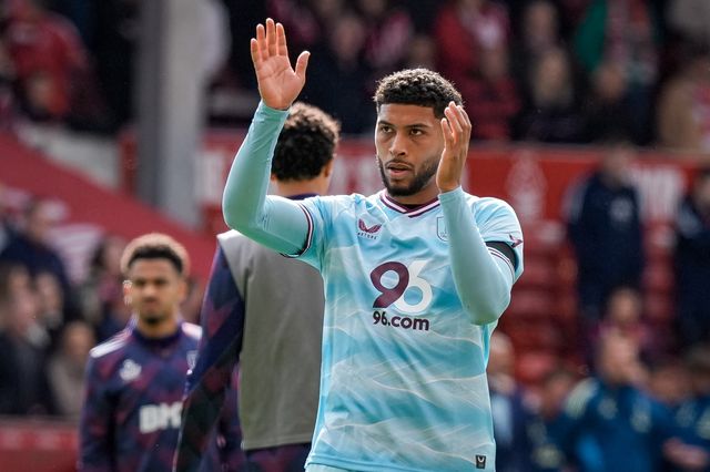 Josh Laurent of Burnley applauds the fans after the final whistle  during the Premier League match Nottingham Forest vs Burnley at City Ground, Nottingham, United Kingdom on 19 April 2026

(Photo by Maynard Manyowa/News Images)