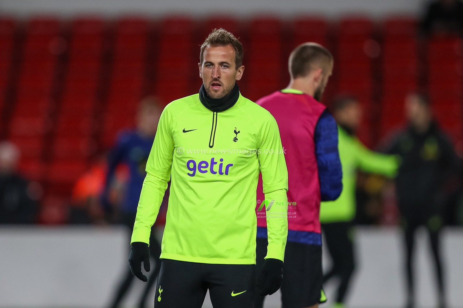 Harry Kane #10 of Tottenham Hotspur during the pre-game warm up ahead of the Carabao Cup Third Round match Nottingham Forest vs Tottenham Hotspur at City Ground, Nottingham, United Kingdom, 9th November 2022

(Photo by Gareth Evans/News Images)