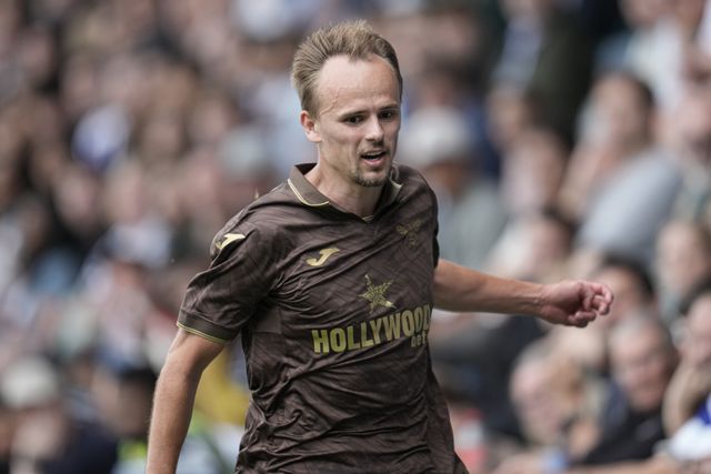 Mikkel Damsgaard of Brentford during the Pre-season friendly match Queens Park Rangers vs Brentford at Kiyan Prince Foundation Stadium, London, United Kingdom, 2nd August 2025

(Photo by Harvey Murphy/News Images)