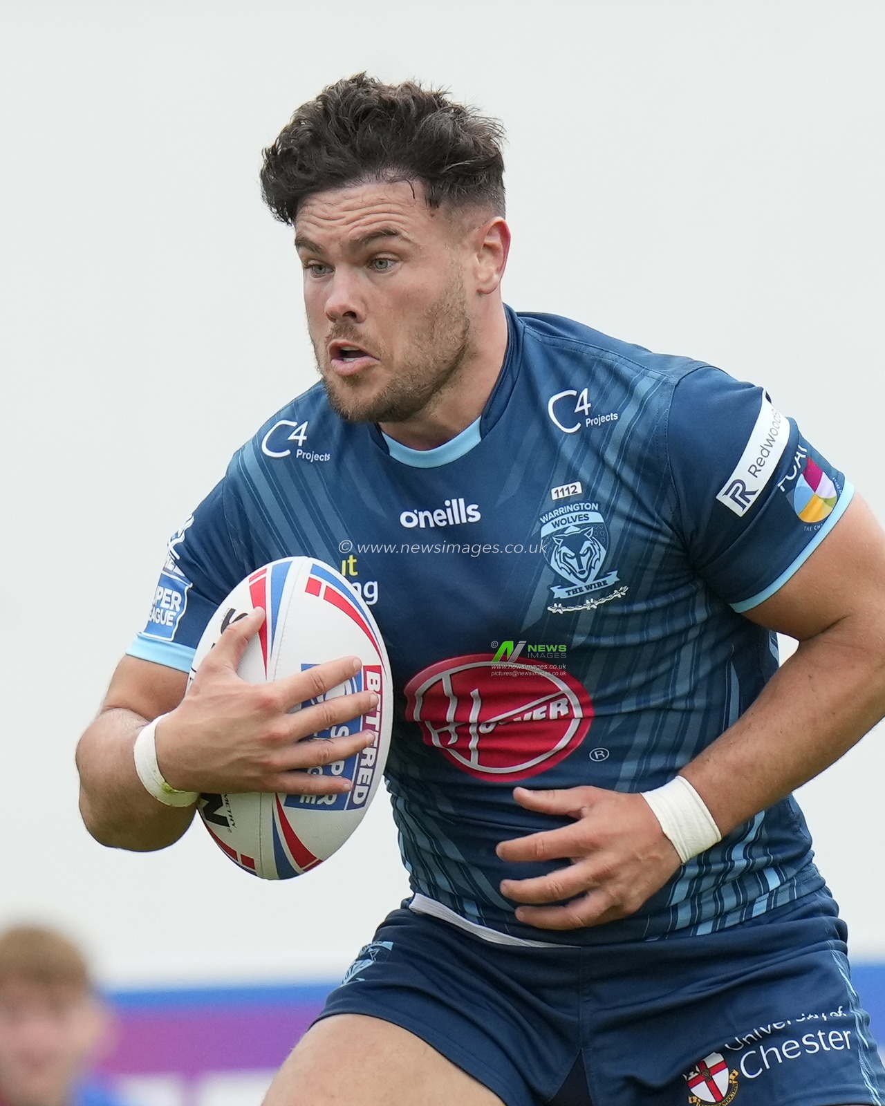 Joe Philbin #15 of Warrington Wolves during the Betfred Super League Round 20 match Wakefield Trinity vs Warrington Wolves at The Be Well Support Stadium, Wakefield, United Kingdom, 30th July 2023

(Photo by Steve Flynn/News Images)
