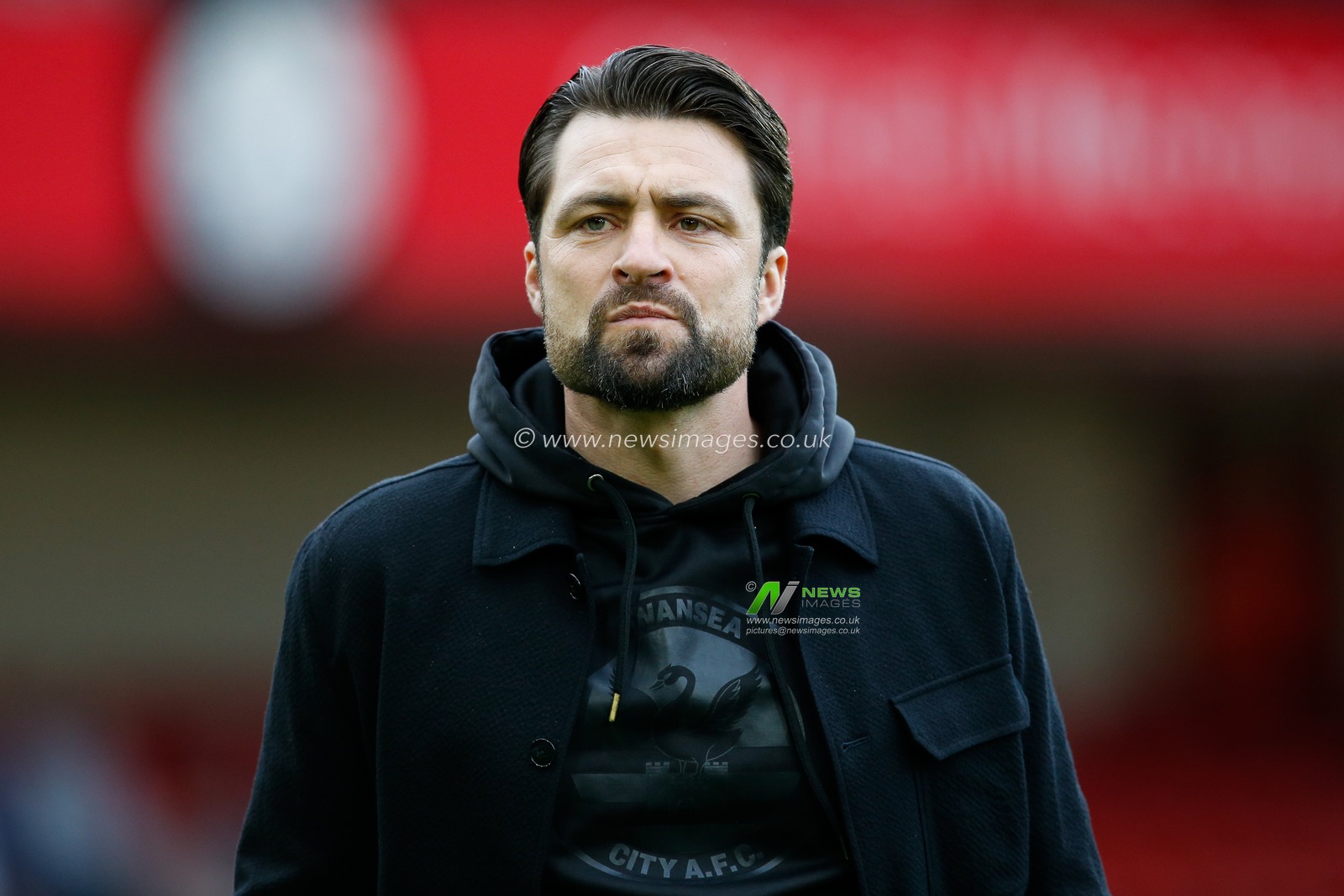 Russell Martin manager of Swansea City during the Sky Bet Championship match Sheffield United vs Swansea City at Bramall Lane, Sheffield, United Kingdom, 11th February 2023

(Photo by Ben Early/News Images)