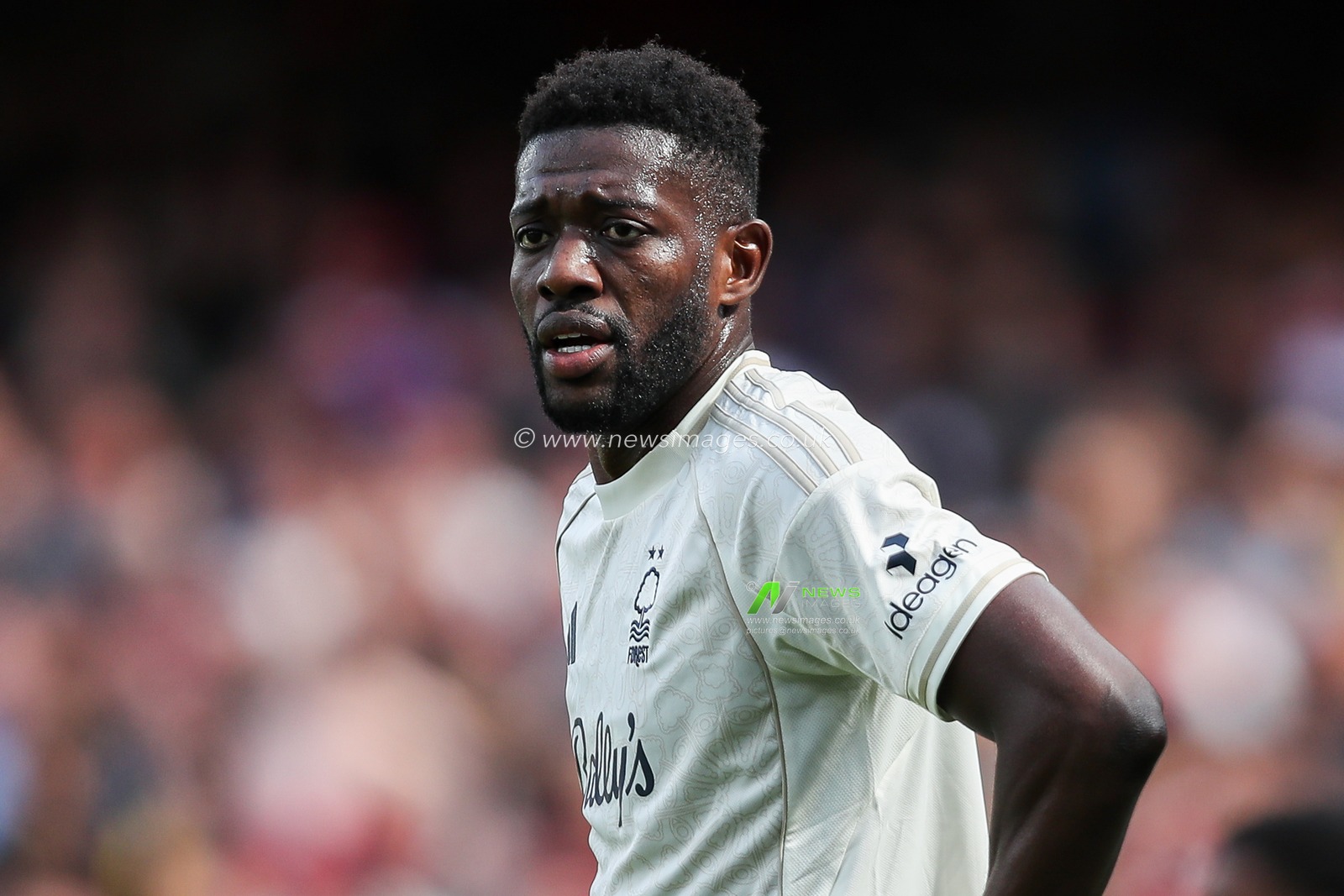 Ibrahim Sangare of Nottingham Forest looks on during the Premier League match Arsenal vs Nottingham Forest at Emirates Stadium, London, United Kingdom, 13th September 2025

(Photo by Izzy Poles/News Images)