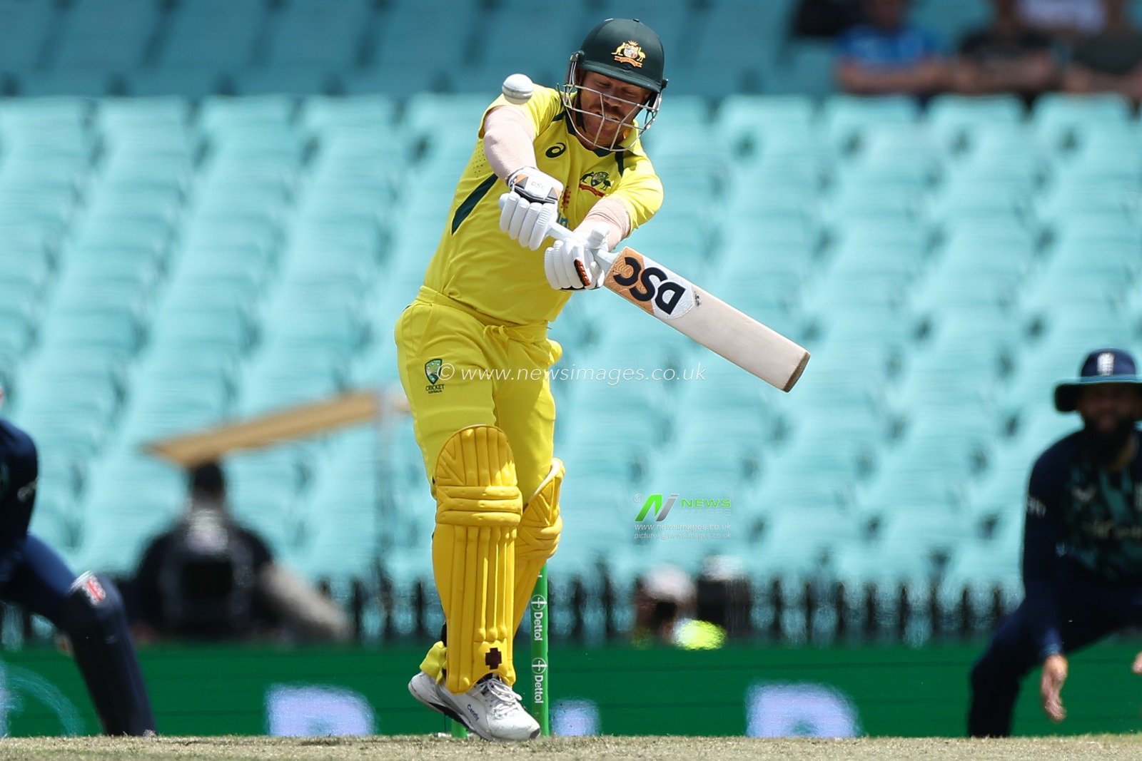 David Warner of Australia  during the Dettol Series 2nd ODI match Australia vs England at SCG, Sydney, Australia, 19th November 2022

(Photo by Patrick Hoelscher/News Images)
