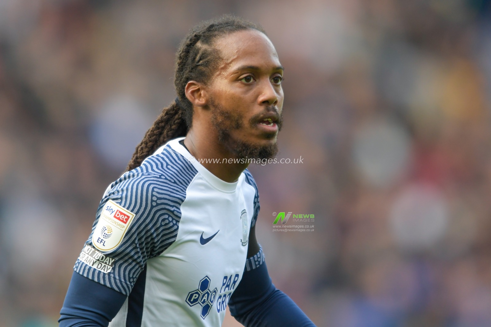 Daniel Johnson #11 of Preston North End in action during the game
