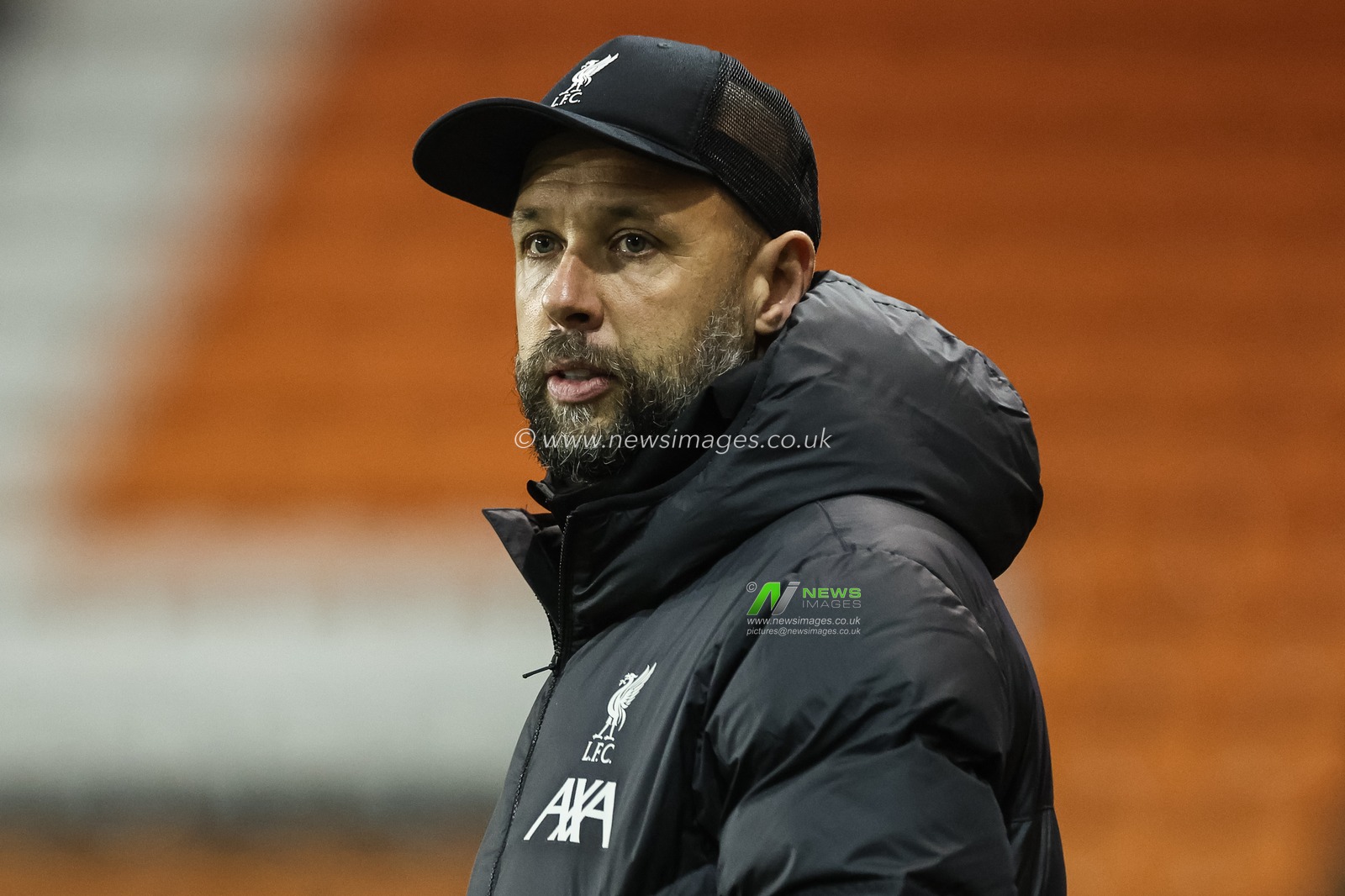 Barry Lewtas head coach of Liverpool U21 looks on during the Bristol Street Motors Trophy match Blackpool vs Liverpool U21 at Bloomfield Road, Blackpool, United Kingdom, 6th November 2024

(Photo by Mark Cosgrove/News Images)