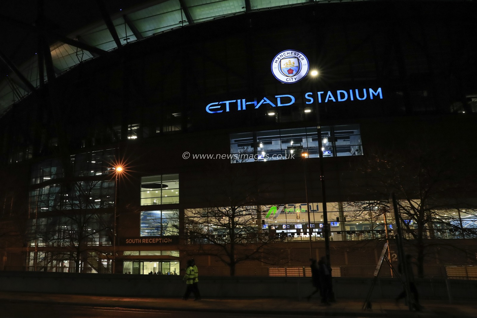 External view of the Etihad Stadium ahead of the Premier League match Manchester City vs Tottenham Hotspur at Etihad Stadium, Manchester, United Kingdom, 19th January 2023

(Photo by Conor Molloy/News Images)