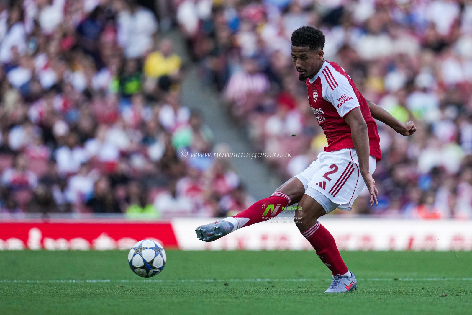 William Saliba of Arsenal during the Pre-season friendly match Arsenal vs Athletic Bilbao at Emirates Stadium, London, United Kingdom, 9th August 2025

(Photo by Harvey Murphy/News Images)