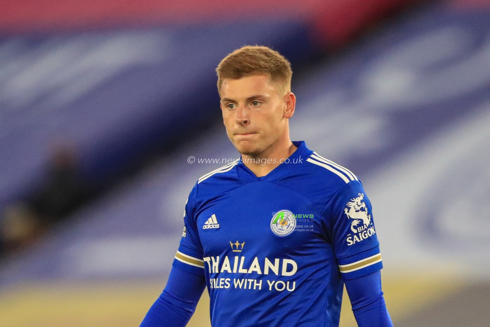 Harvey Barnes (15) of Leicester City during the game