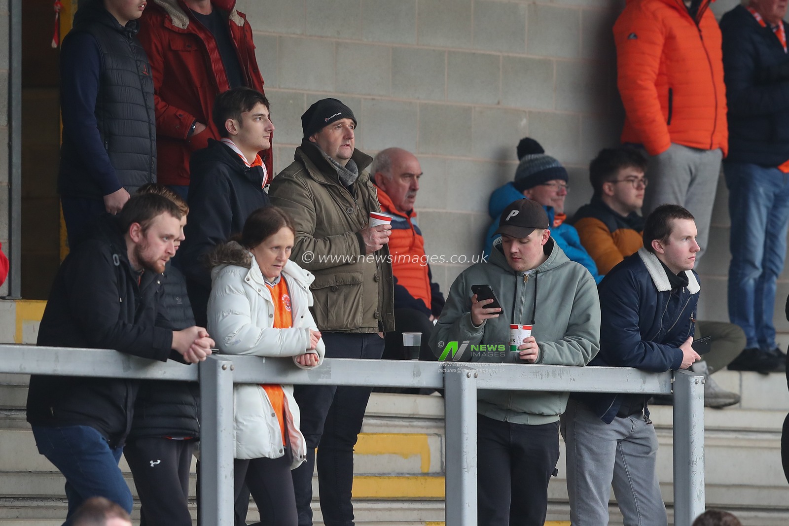 Blackpool fans ahead of the Sky Bet League 1 match Burton Albion vs Blackpool at Pirelli Stadium, Burton upon Trent, United Kingdom, 26th December 2023

(Photo by Gareth Evans/News Images)