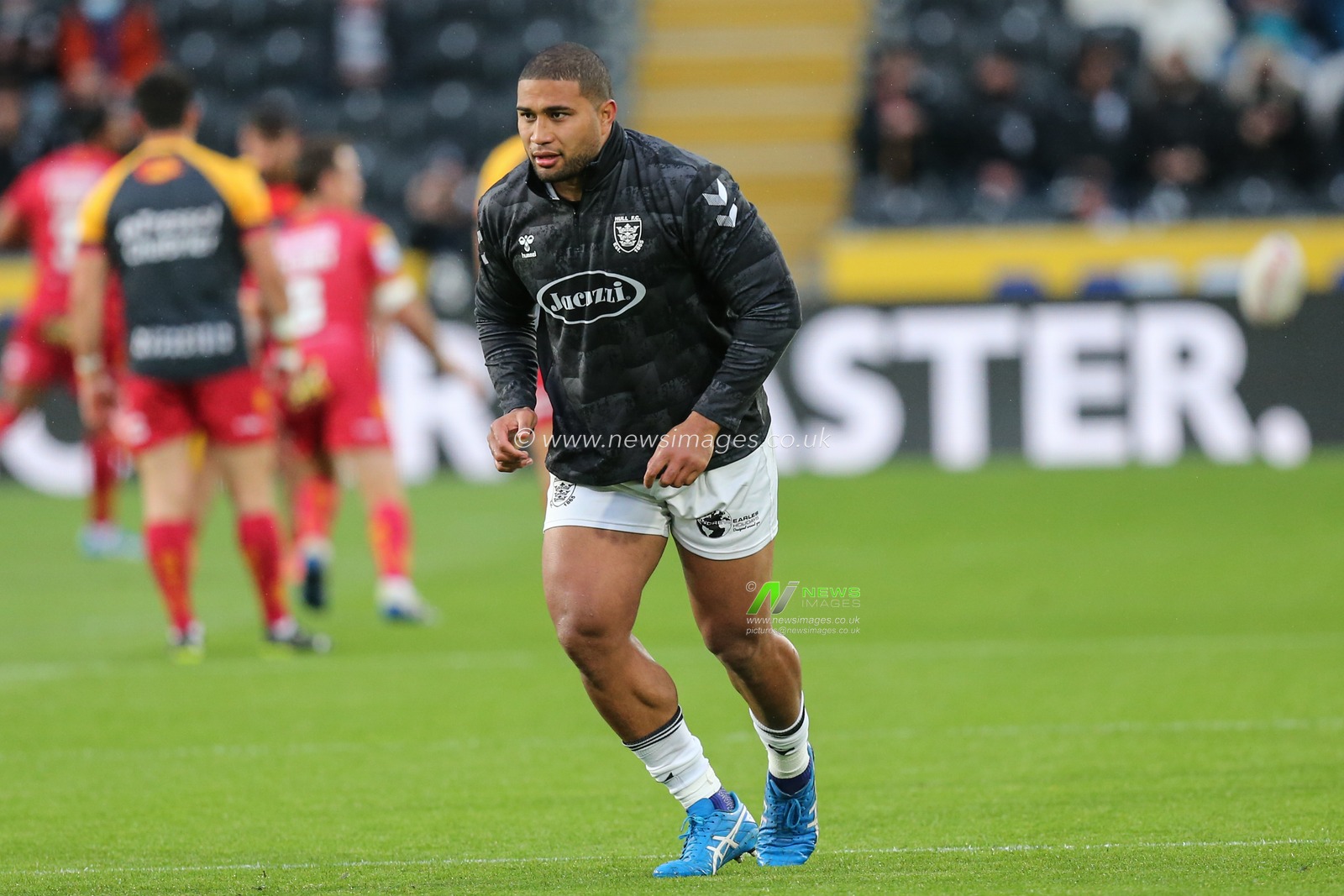 Chris Satae (10) of Hull FC during pre-game warm up