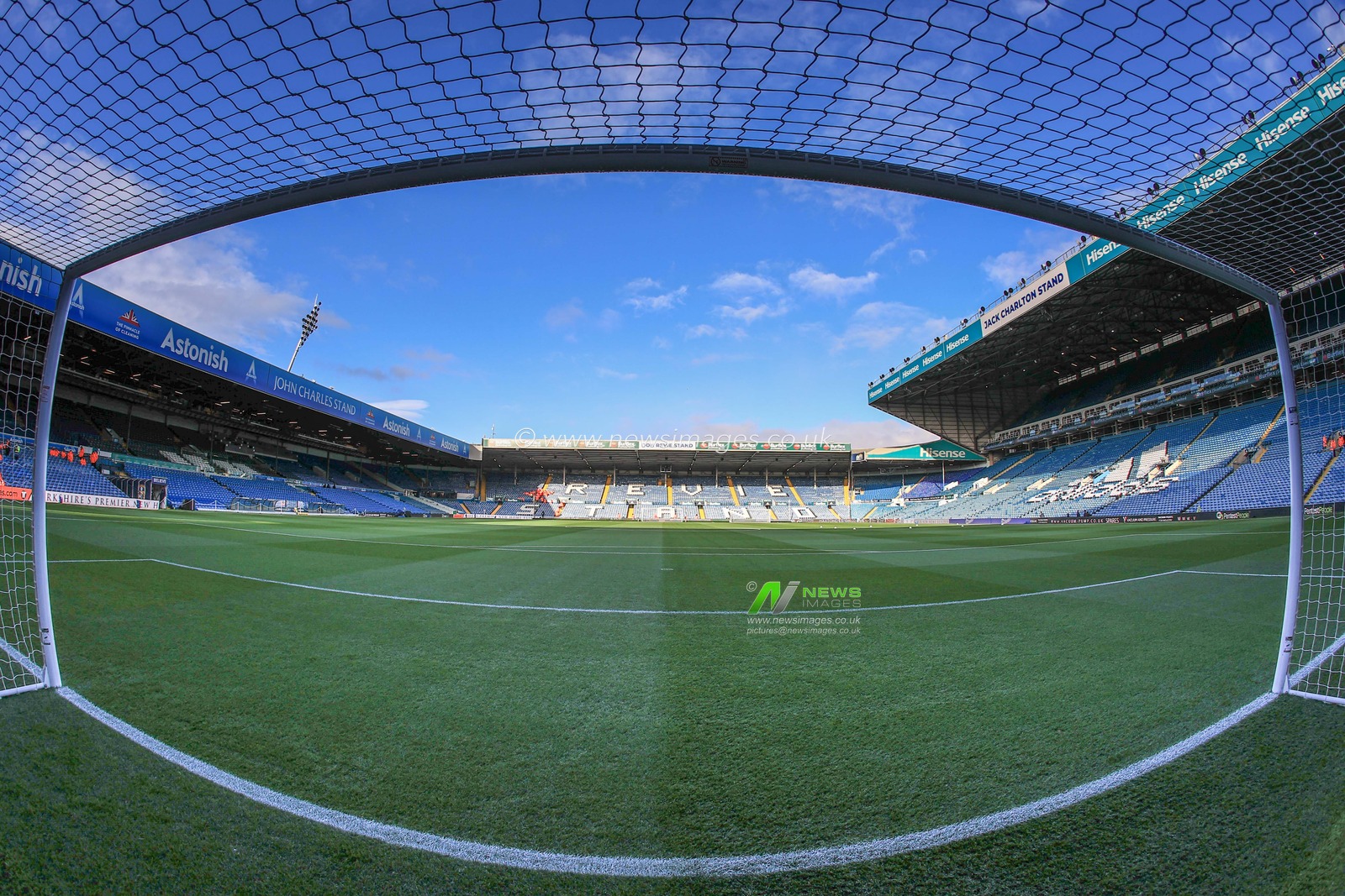 A general view of Elland Road ahead of this afternoons Premier League fixture, Leeds United v Brentford