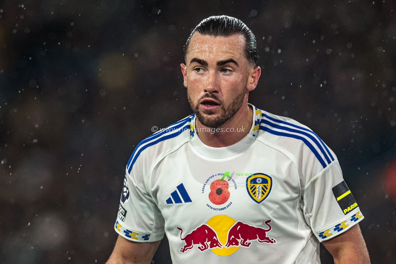 Dominic Calvert-Lewin of Leeds United during the Premier League match Leeds United vs West Ham United at Elland Road, Leeds, United Kingdom, 24th October 2025

(Photo by Mark Cosgrove/News Images)