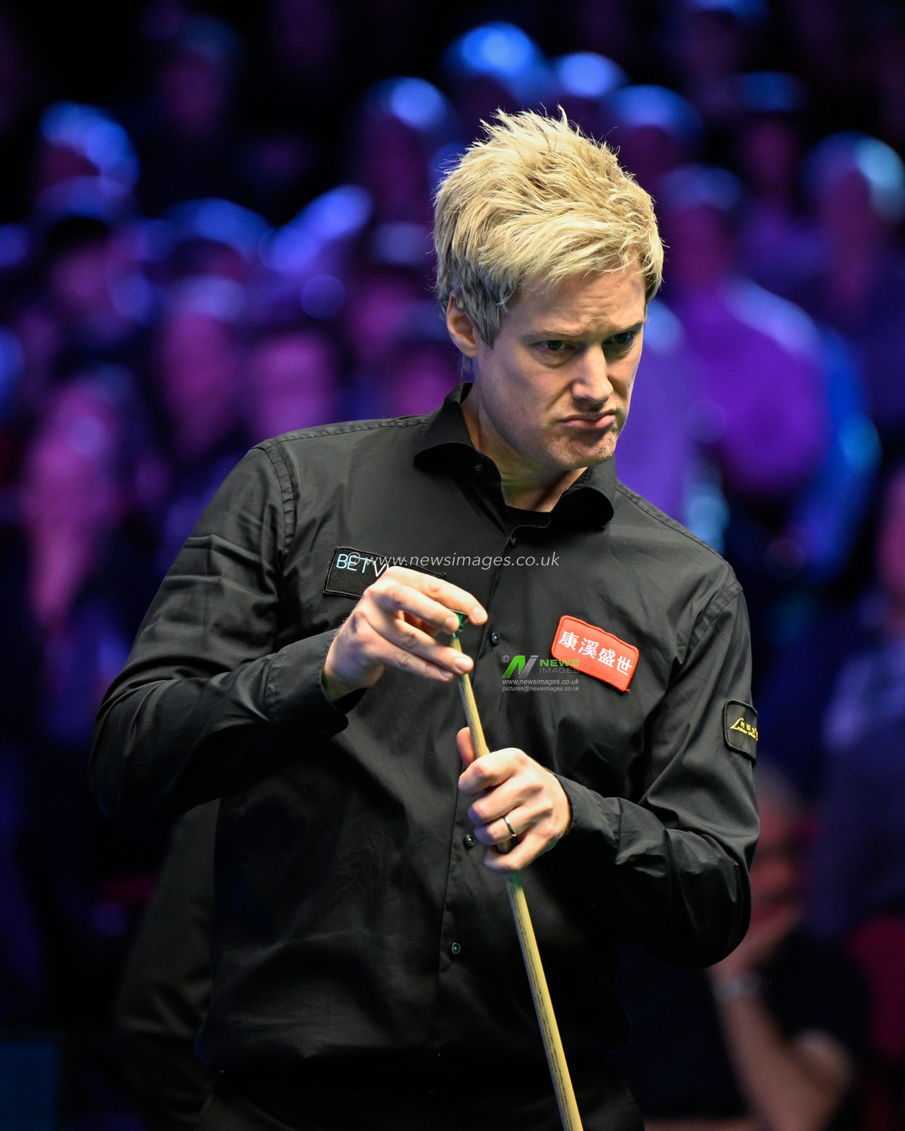 Neil Robertson, during the 2024 BetVictor Welsh Open at Venue Cymru, Llandudno, United Kingdom, 12th February 2024

(Photo by Cody Froggatt/News Images)