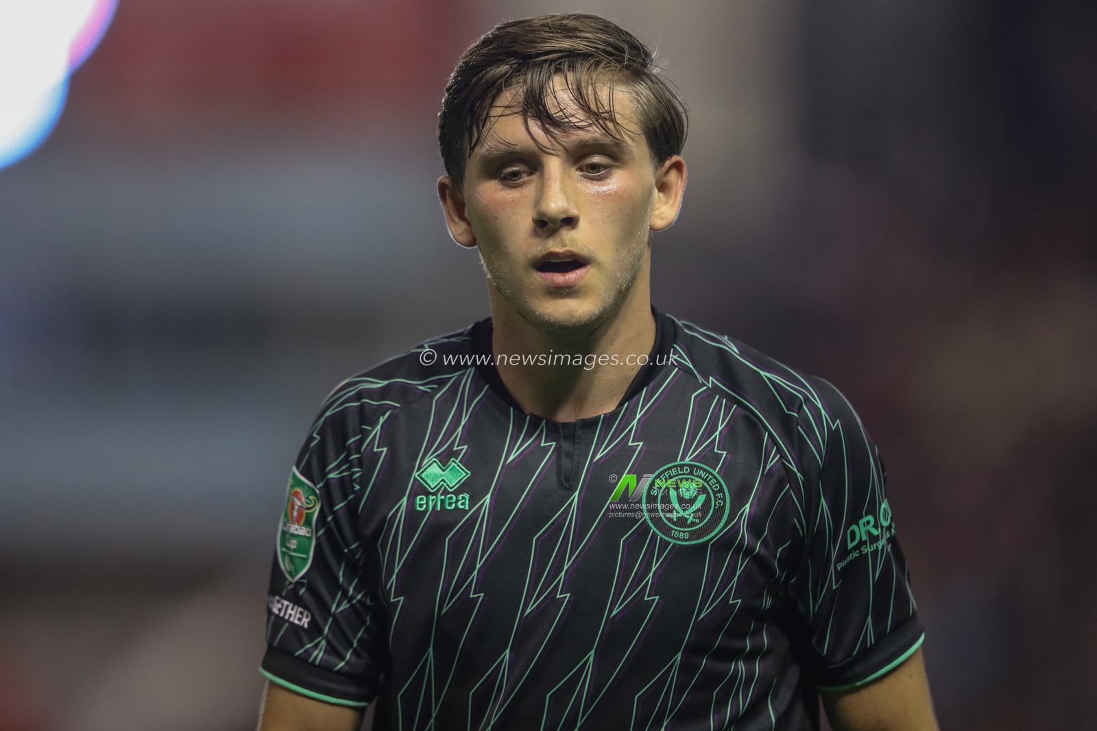 Sydie Peck of Sheffield United during the Carabao Cup match Barnsley vs Sheffield United at Oakwell, Barnsley, United Kingdom, 27th August 2024

(Photo by Alfie Cosgrove/News Images)
