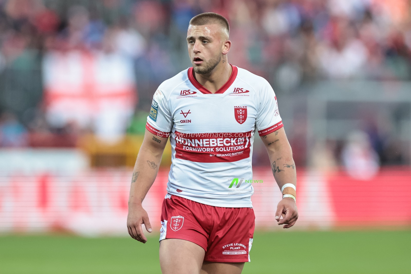 Mikey Lewis of Hull KR during the Betfred Super League round 10 match Hull KR vs Castleford Tigers at Sewell Group Craven Park, Hull, United Kingdom on 30 April 2026

(Photo by Mark Cosgrove/News Images)