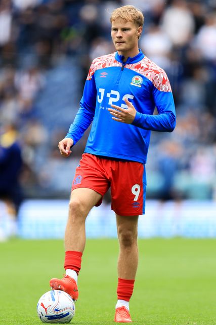 Andri Gudjohnsen of Blackburn Rovers warms up ahead of the Sky Bet Championship match Preston North End vs Blackburn Rovers at Deepdale, Preston, United Kingdom on 05 September 2026

(Photo by Jorge Horsted/News Images)