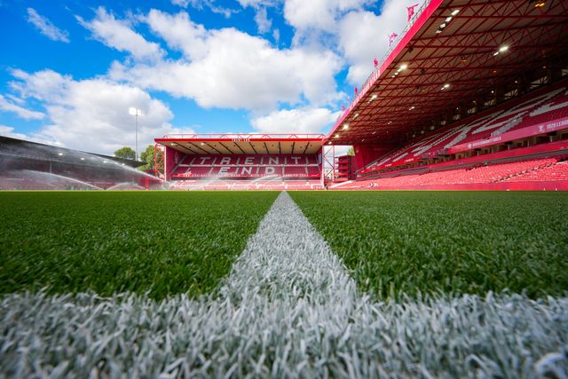 A general view of the pitch and stands during the Premier League match Nottingham Forest vs Tottenham Hotspur at City Ground, Nottingham, United Kingdom on 05 September 2026

(Photo by Maynard Manyowa/News Images)