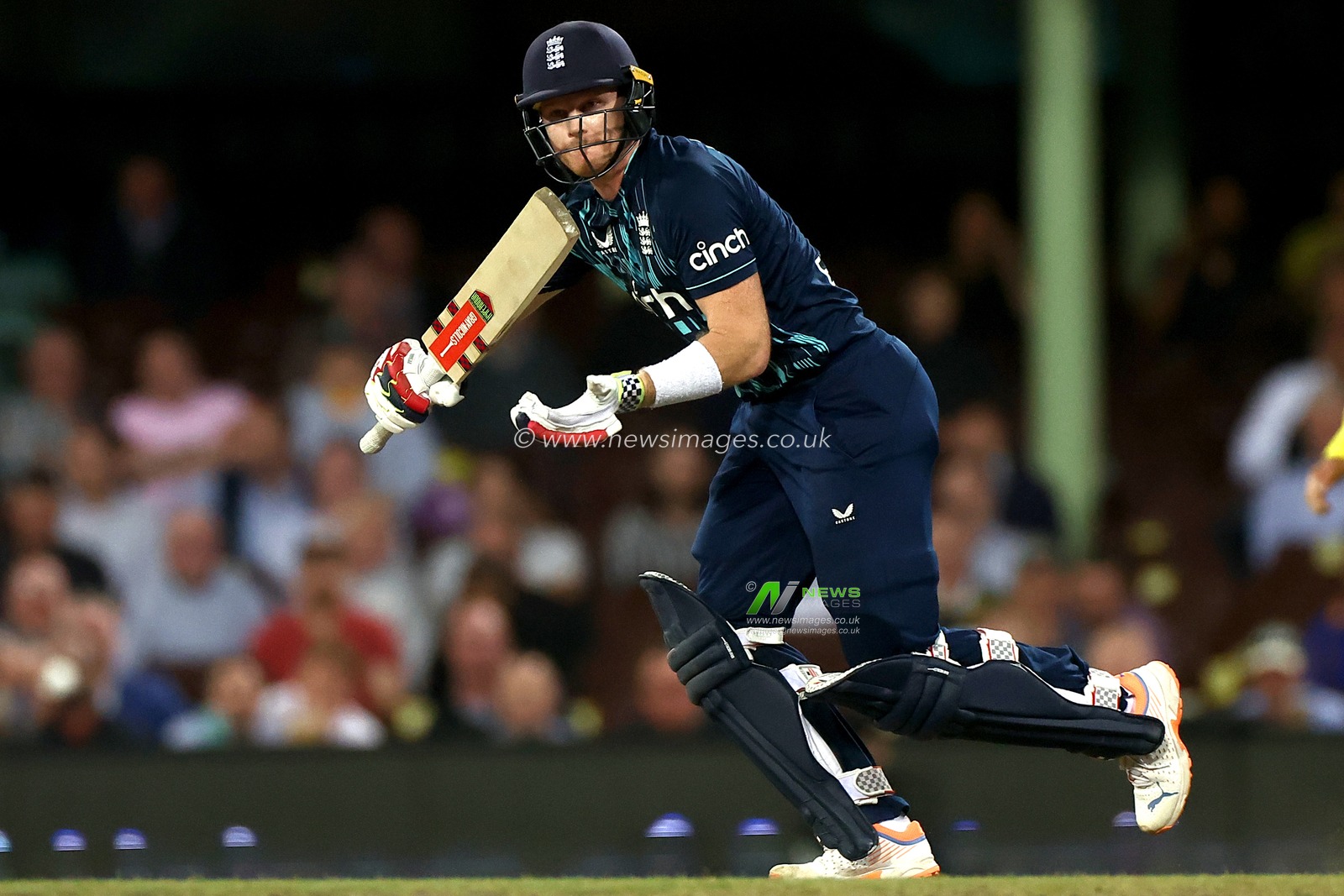 Sam Billings of England runs during the Dettol Series 2nd ODI match Australia vs England at SCG, Sydney, Australia, 19th November 2022

(Photo by Patrick Hoelscher/News Images)