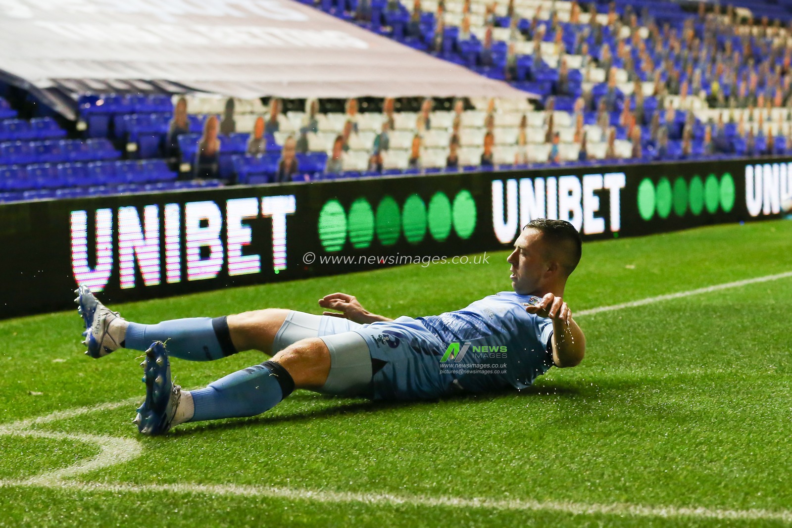 Jordan Shipley (26) of Coventry City celebrates his goal