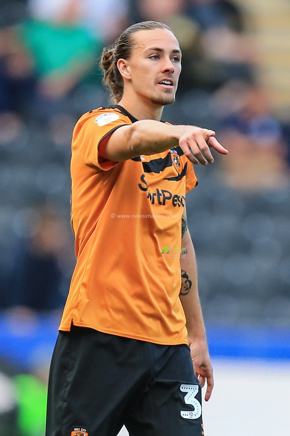 13th September 2019 , KCOM Stadium, Hull , England; Sky Bet Championship Football, Hull City vs Wigan Athletic ; Jackson Irvine (36) 0f Hull City

Credit:   David Greaves/News Images

English Football League images are subject to DataCo Licence