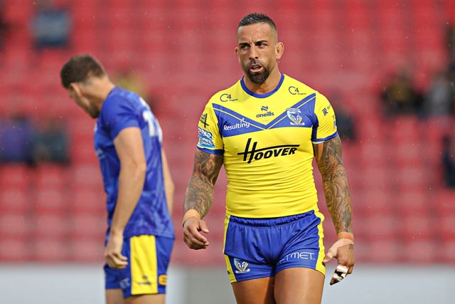 Paul Vaughan of Warrington Wolves before the Betfred Super League round 17 match Salford Red Devils vs Warrington Wolves at Salford Community Stadium, Eccles, United Kingdom, 4th July 2025

(Photo by Sam Eaden/News Images)