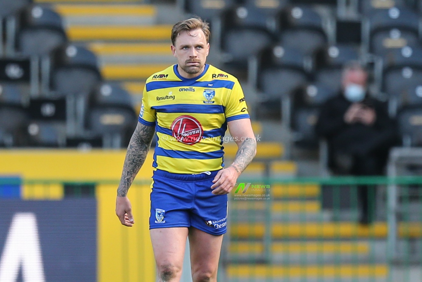 Blake Austin (6) of Warrington Wolves during the game