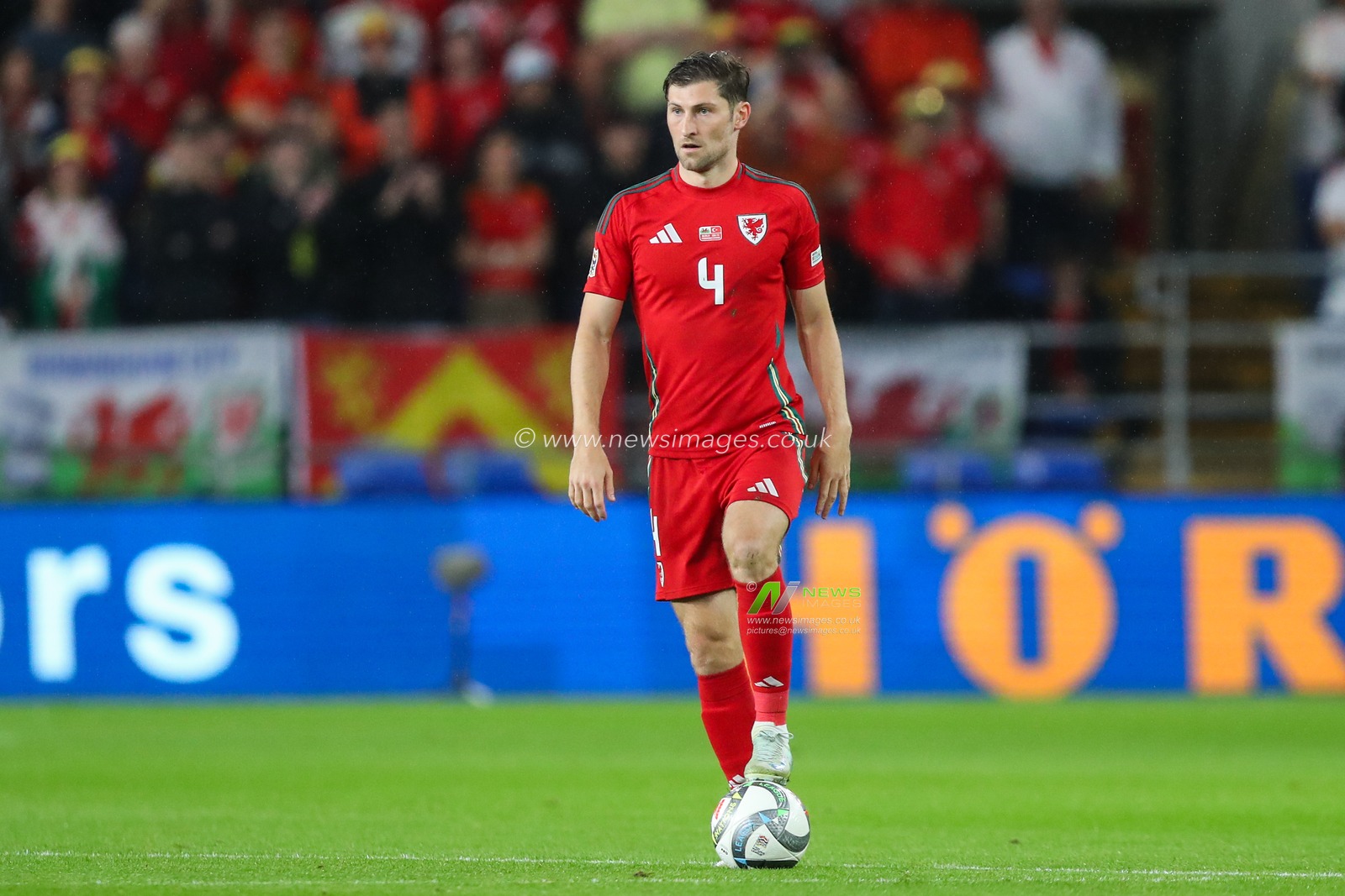Ben Davies of Wales in action during the UEFA Nations League - League B - Group 4 - Wales v Turkey at Cardiff City Stadium, Cardiff, United Kingdom, 6th September 2024

(Photo by Gareth Evans/News Images)