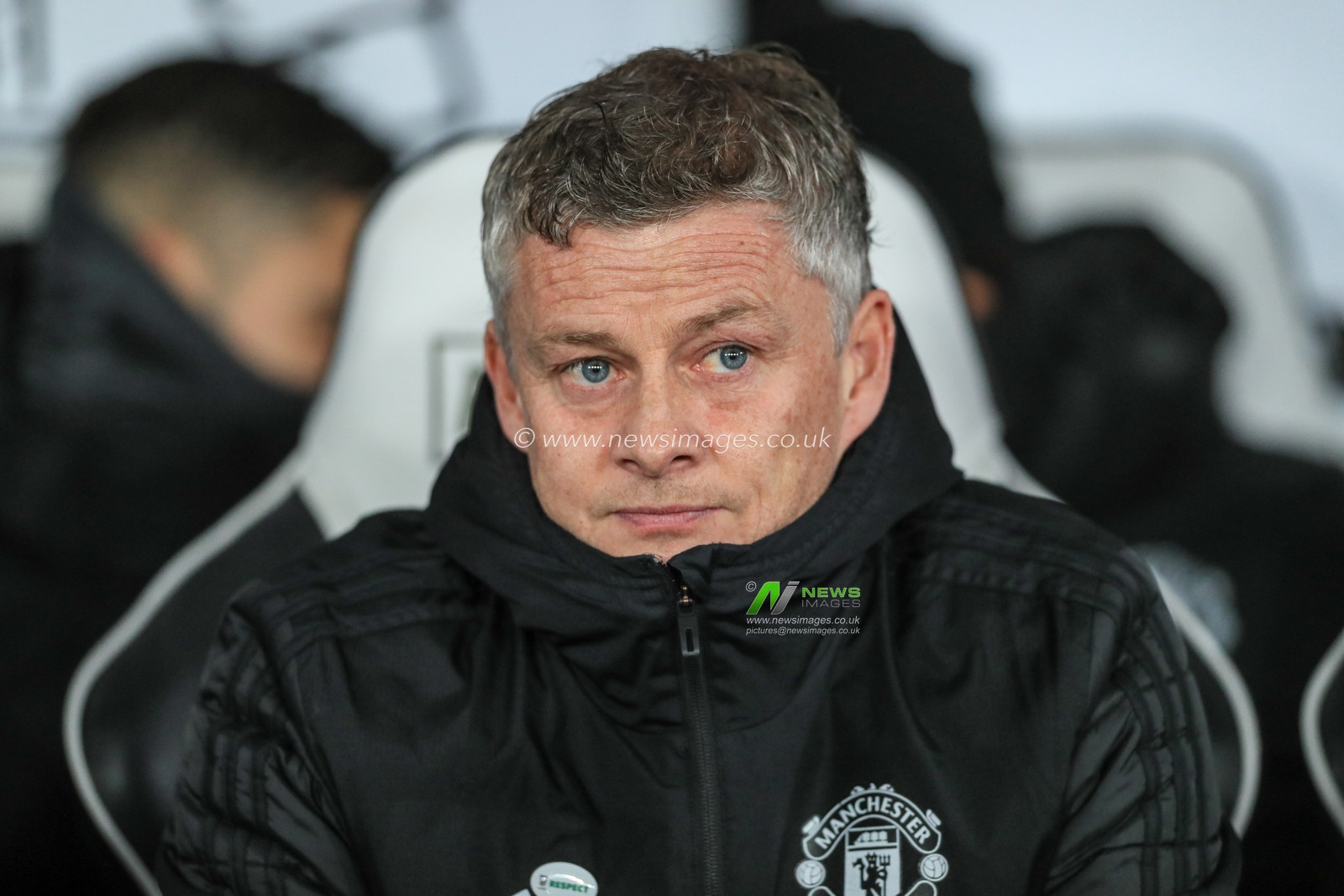5th March 2020, Pride Park Stadium, Derby, England; Emirates FA Cup 5th Round, Derby County v Manchester United : Ole Gunnar SolskjÃ¦r manager of Manchester United on the bench before kick-off