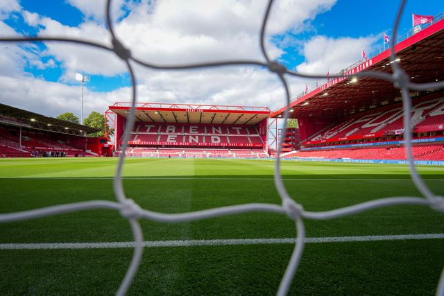 A general view of the pitch and stands during the Premier League match Nottingham Forest vs Tottenham Hotspur at City Ground, Nottingham, United Kingdom on 05 September 2026

(Photo by Maynard Manyowa/News Images)