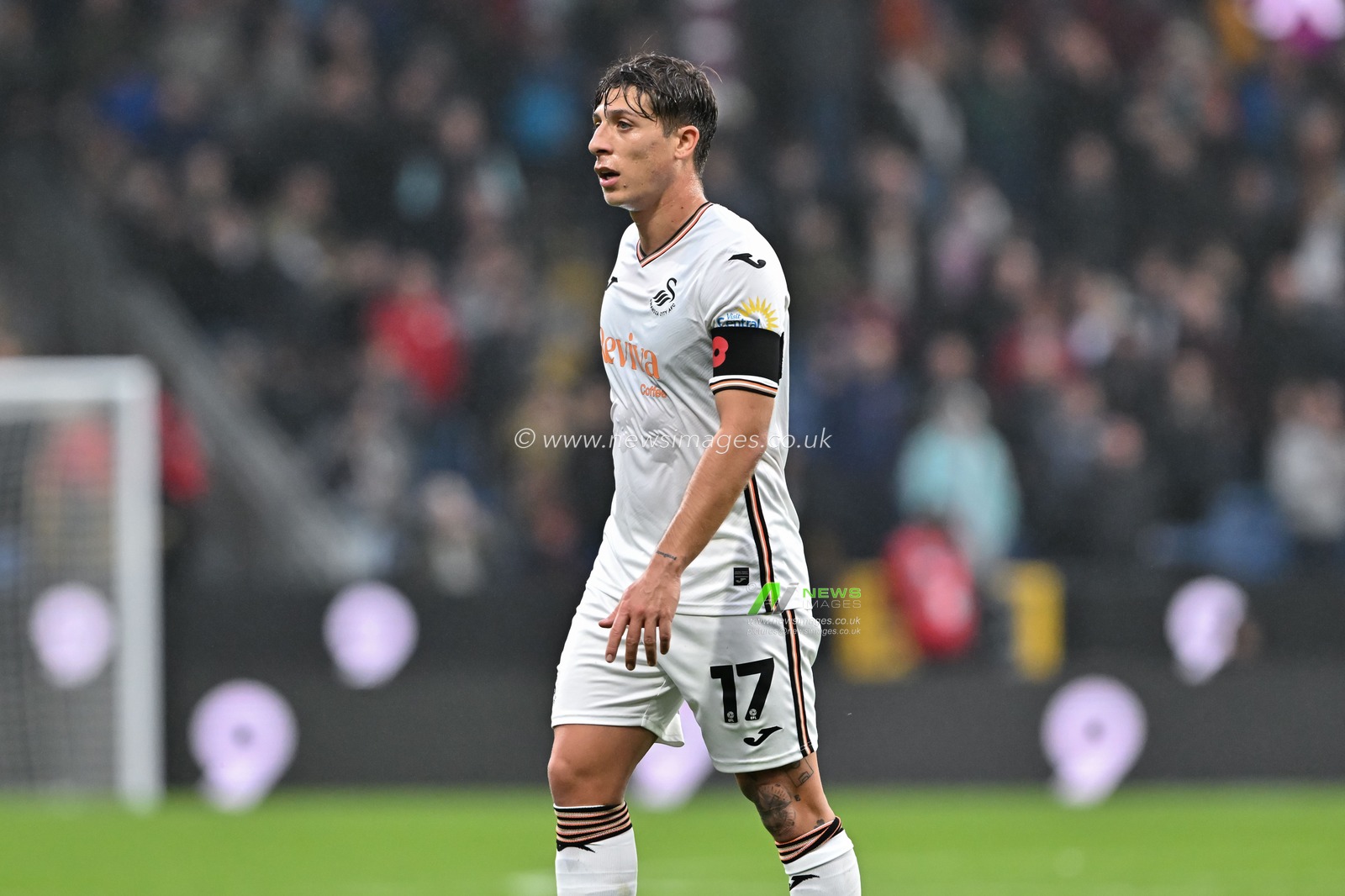 GonÃ§alo Franco of Swansea City during the Sky Bet Championship match Burnley vs Swansea City at Turf Moor, Burnley, United Kingdom, 10th November 2024

(Photo by Cody Froggatt/News Images)