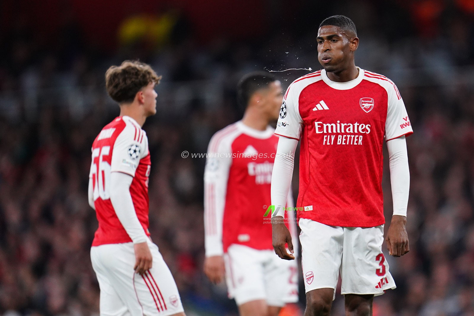 Cristhian Mosquera of Arsenal during the UEFA Champions League Quarter Finals match Arsenal vs Sporting CP at Arsenal stadium, London, United Kingdom on 15 April 2026

(Photo by Harvey Murphy/News Images)