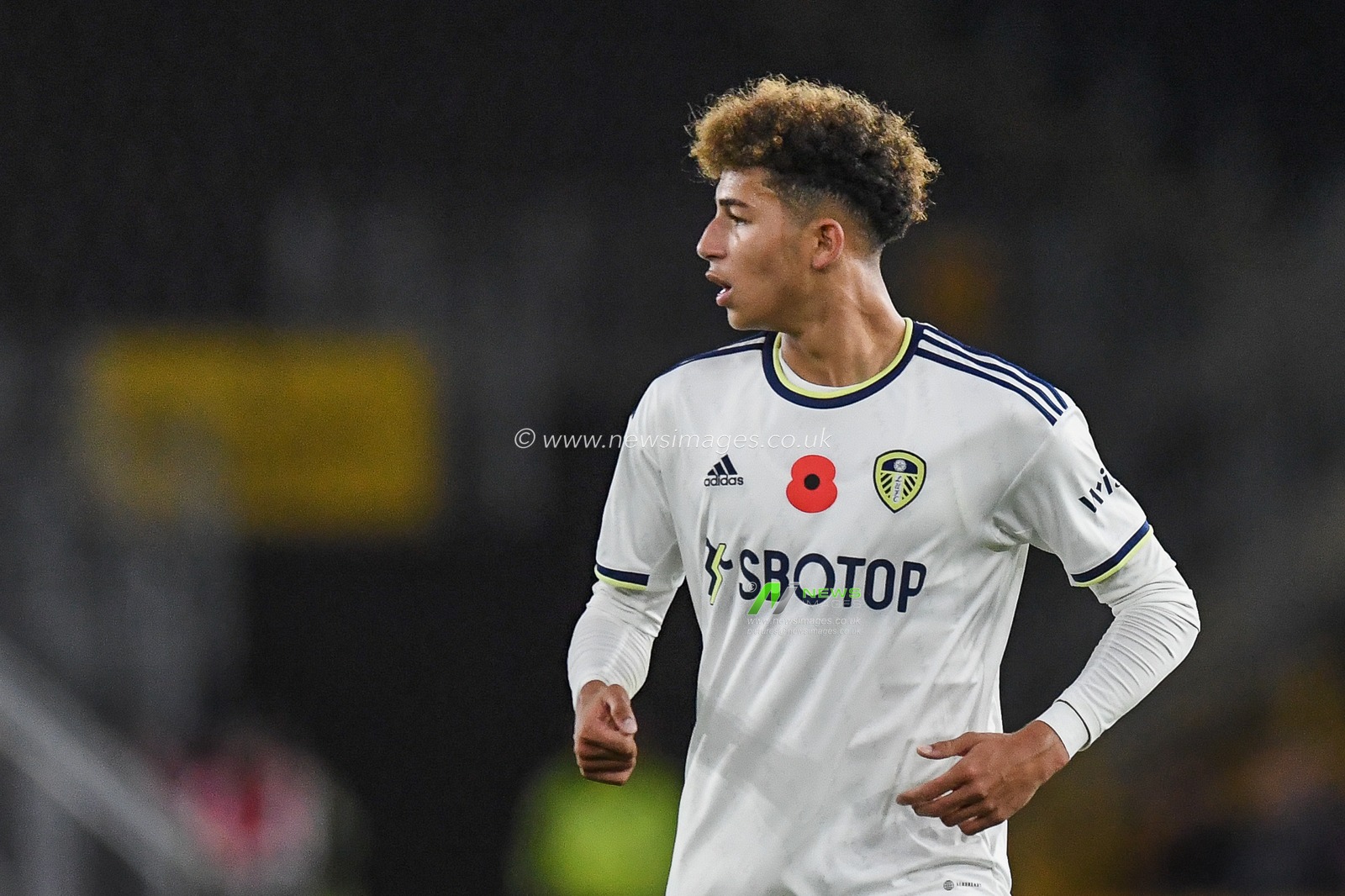 Mateo FernÃ¡ndez #49 of Leeds United during the Carabao Cup match Wolverhampton Wanderers vs Leeds United at Molineux, Wolverhampton, United Kingdom, 9th November 2022

(Photo by Mike Jones/News Images)