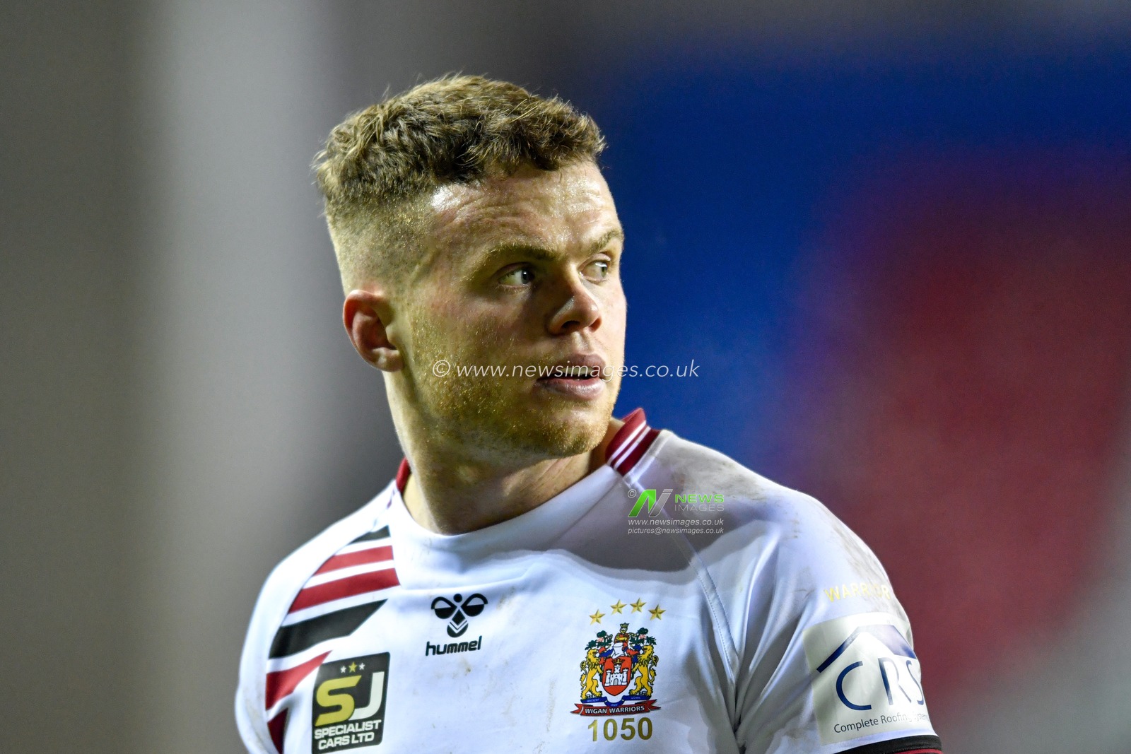 13th February 2020, DW Stadium, Wigan, England; Betfred Super League, Wigan Warriors v Toronto Wolfpack : Joe Burgess (5) of Wigan Warriors in action