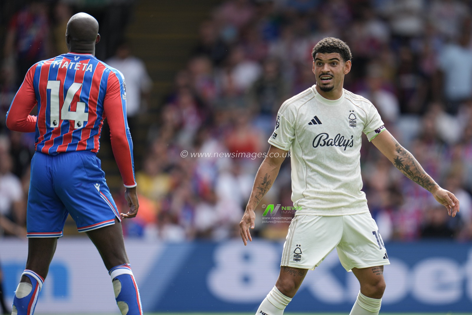 Morgan Gibbs-White of Nottingham Forest during the Premier League match Crystal Palace vs Nottingham Forest at Selhurst Park, London, United Kingdom, 24th August 2025

(Photo by Harvey Murphy/News Images)