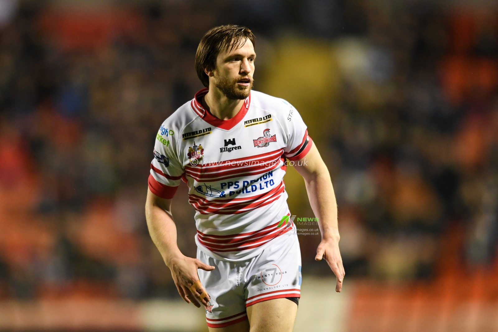 Joe Mellor #7 of Leigh Centurions in action during the game
