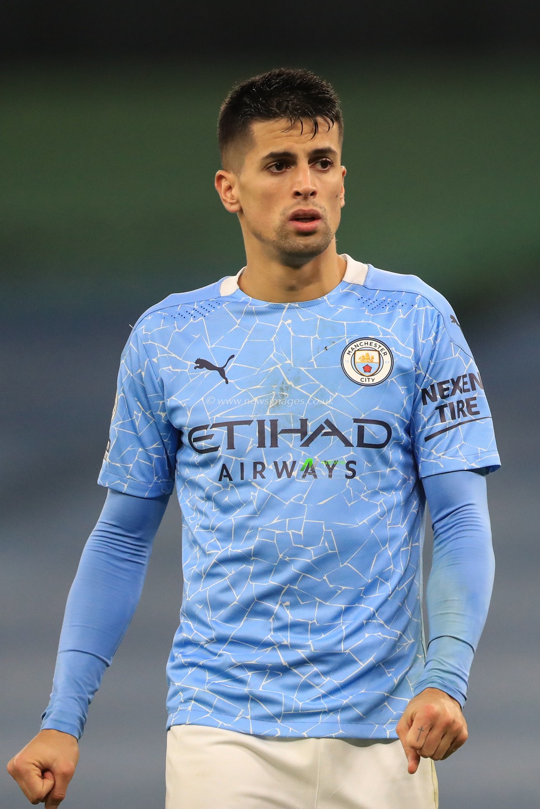 Joao Cancelo #27 of Manchester City during the game