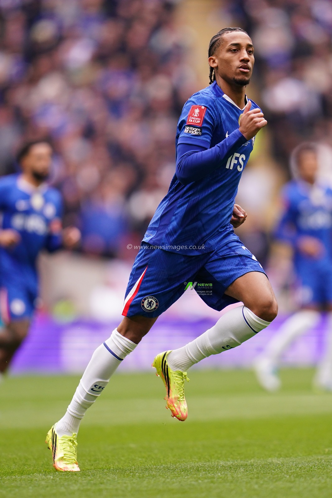Joao Pedro of Chelsea during the Emirates FA Cup Final match Chelsea vs Manchester City at Wembley Stadium, London, United Kingdom on 16 May 2026

(Photo by Harvey Murphy/News Images)
