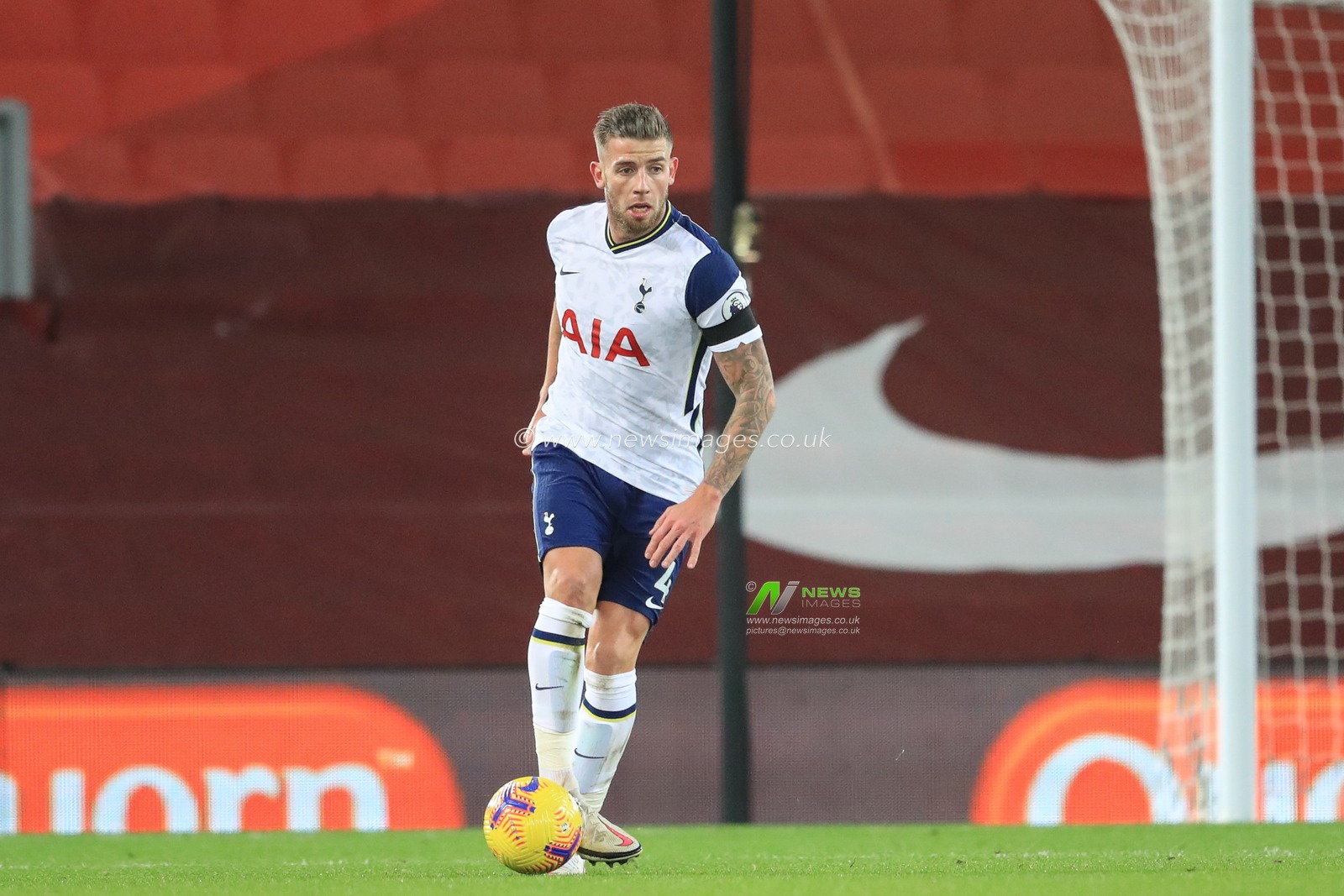 Toby Alderweireld #4 of Tottenham Hotspur during the game